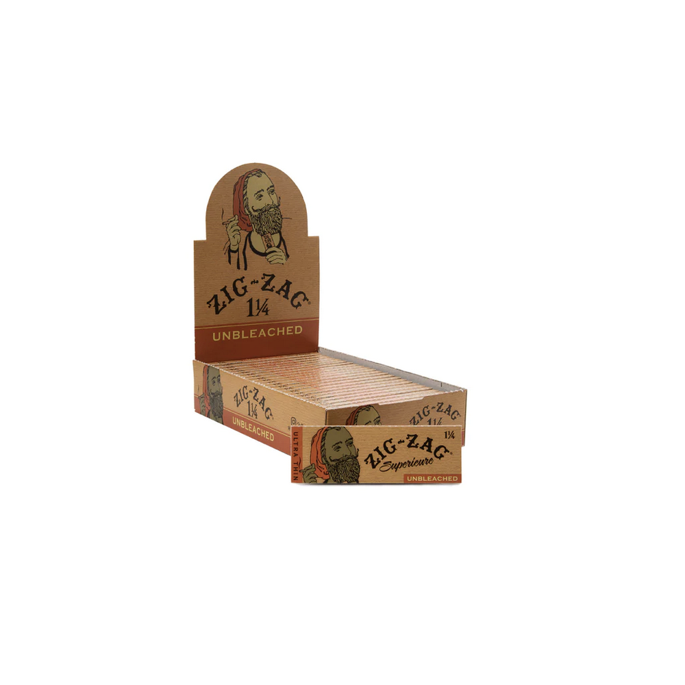 Zig Zag Unbleached 1 1/4 Rolling Papers 24PK