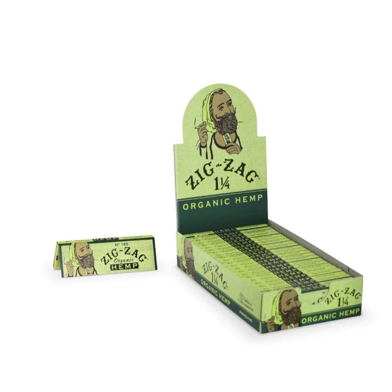 Zig Zag Organic Hemp 1 1/4 Rolling Papers 24PK Zig Zag Organic Hemp 1 1/4 Rolling Papers 24PK
