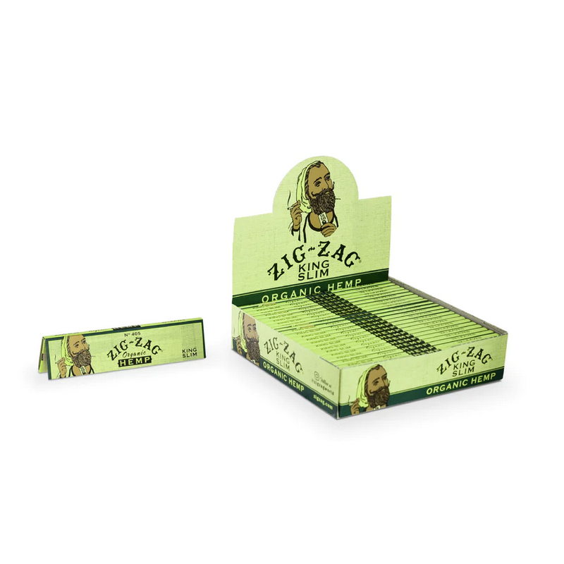 Zig Zag Organic Hemp King Size Rolling Papers 24PK Zig Zag Organic Hemp King Size Rolling Papers 24PK