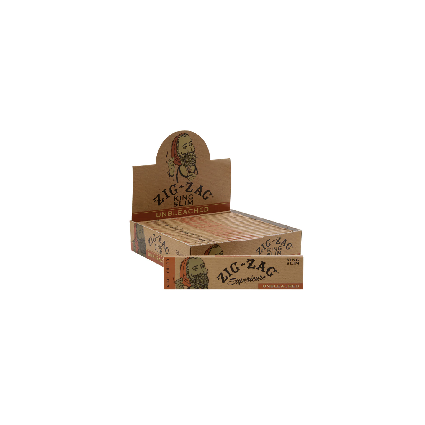 Zig Zag Unbleached King Size Rolling Papers 24PK