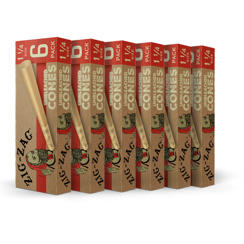 Zig Zag Unbleached 1 1/4 6PK-24CT Zig Zag Unbleached 1 1/4 6PK-24CT