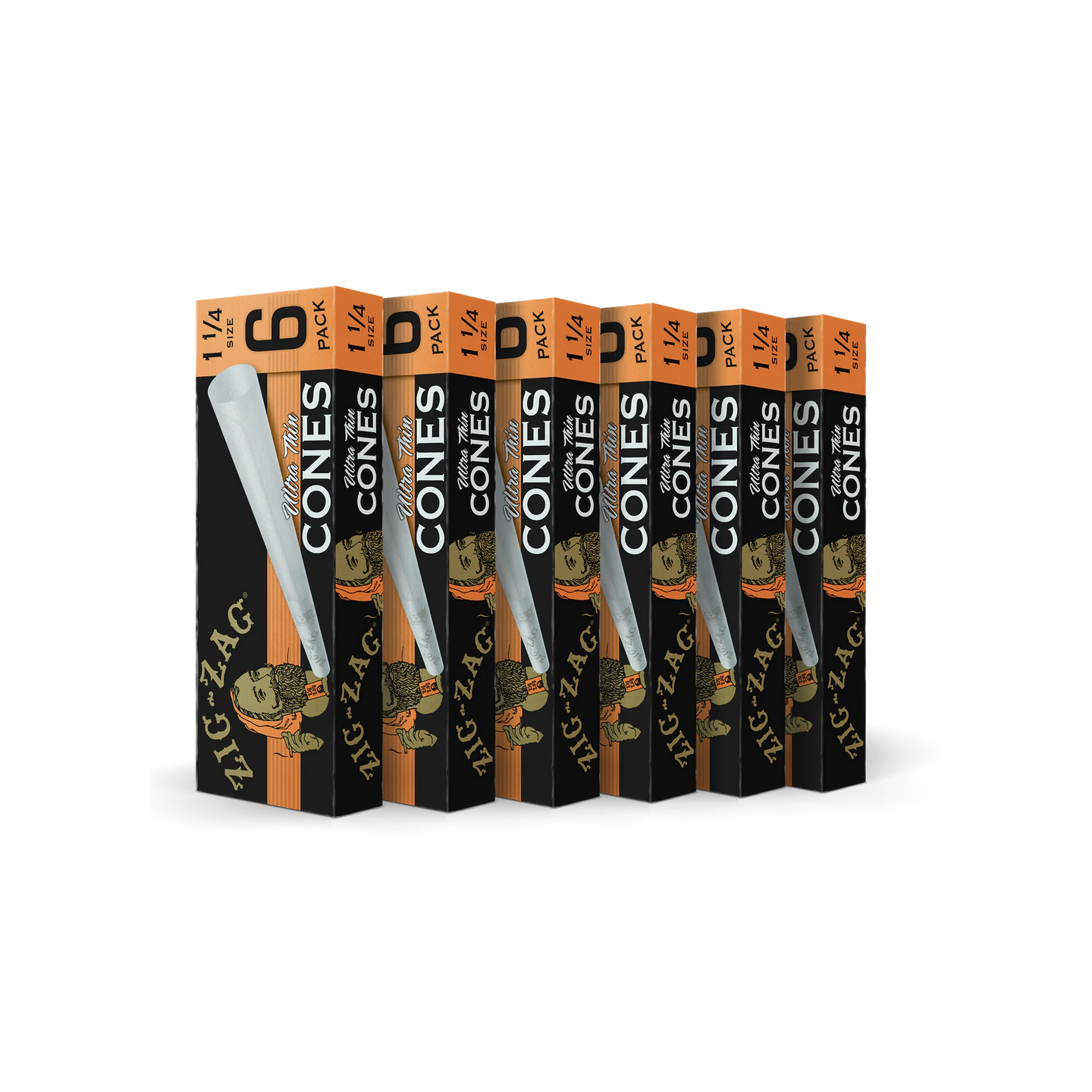 Zig Zag Ultra Thin 1 1/4 6PK-24CT