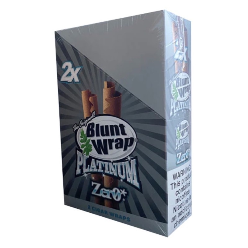 Double Platinum Blunt Wraps 2PK-25CT Double Platinum Blunt Wraps 2PK-25CT