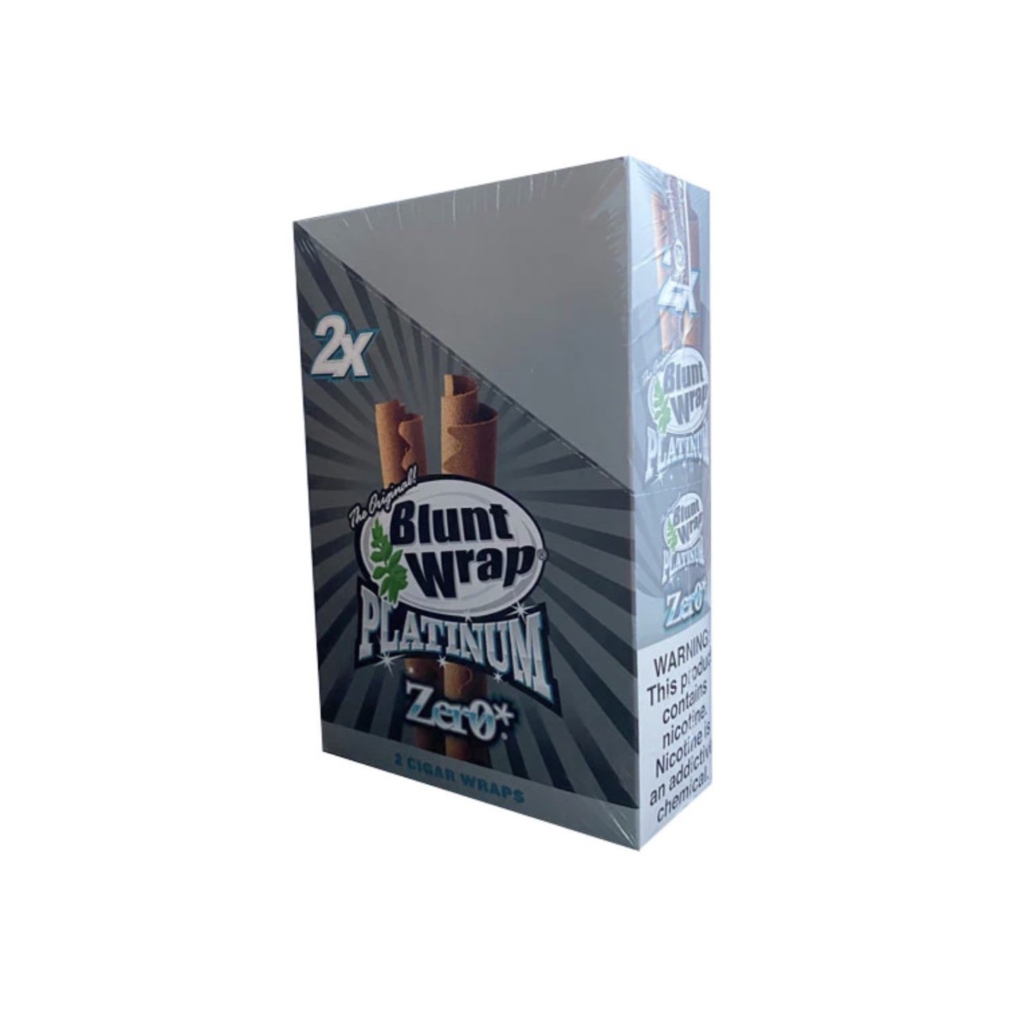 Double Platinum Blunt Wraps 2PK-25CT