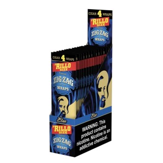 Zig Zag Cigar Wrap Rillo Size 4PK-15CT