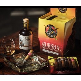 Gurkha Yellow/Red DR Sampler 8Pouches/6 Cigars 48CT