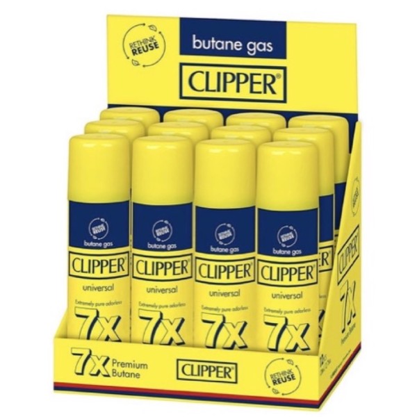 Clipper Butane 7X - 138ML 12CT