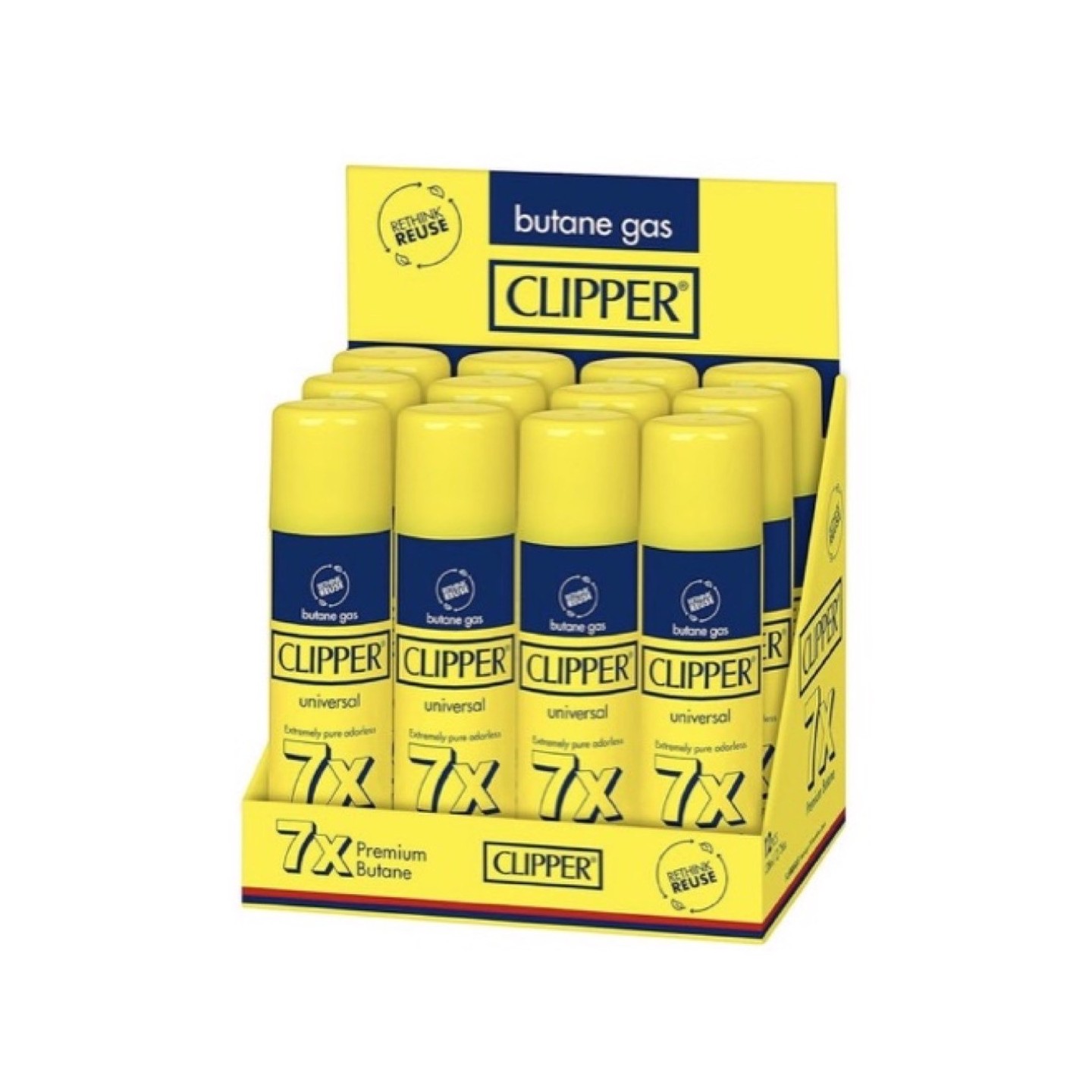 Clipper Butane 7X - 138ML 12CT
