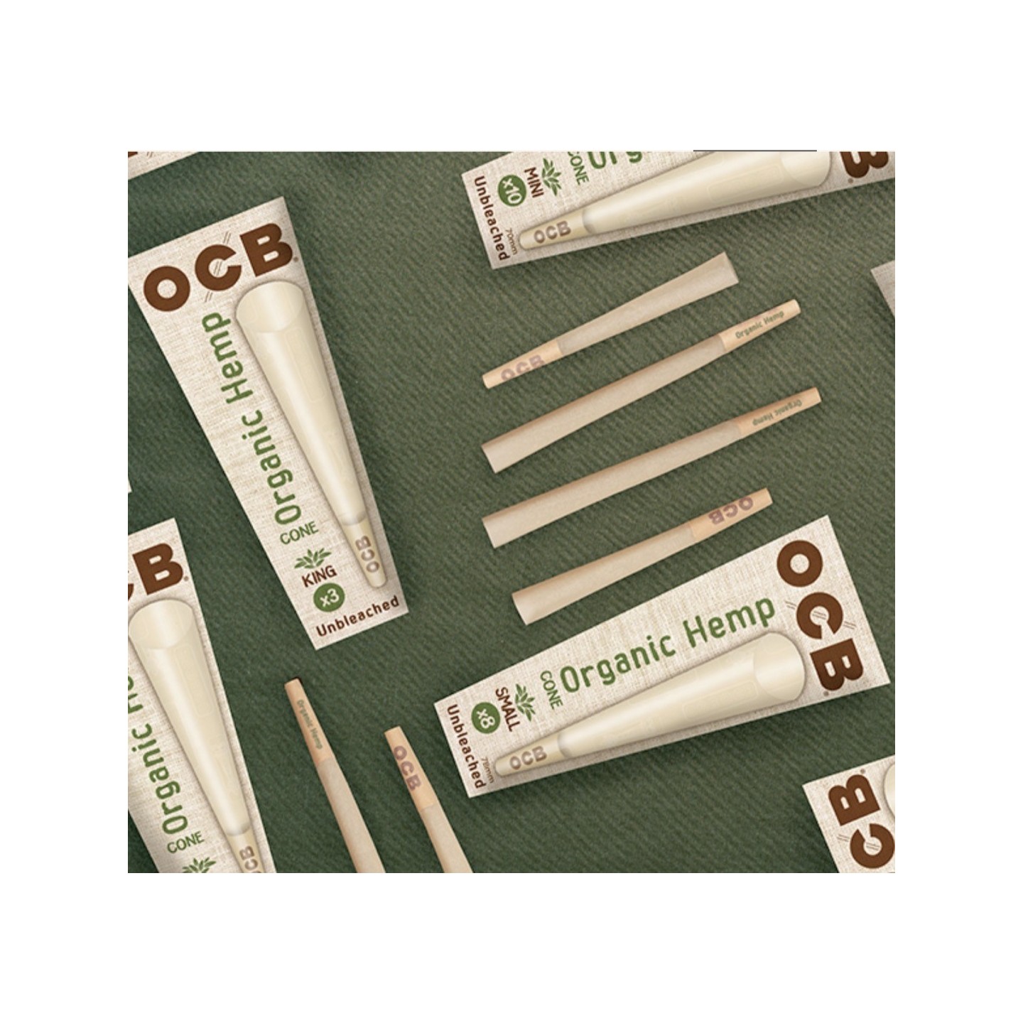 OCB Unbleached Cones