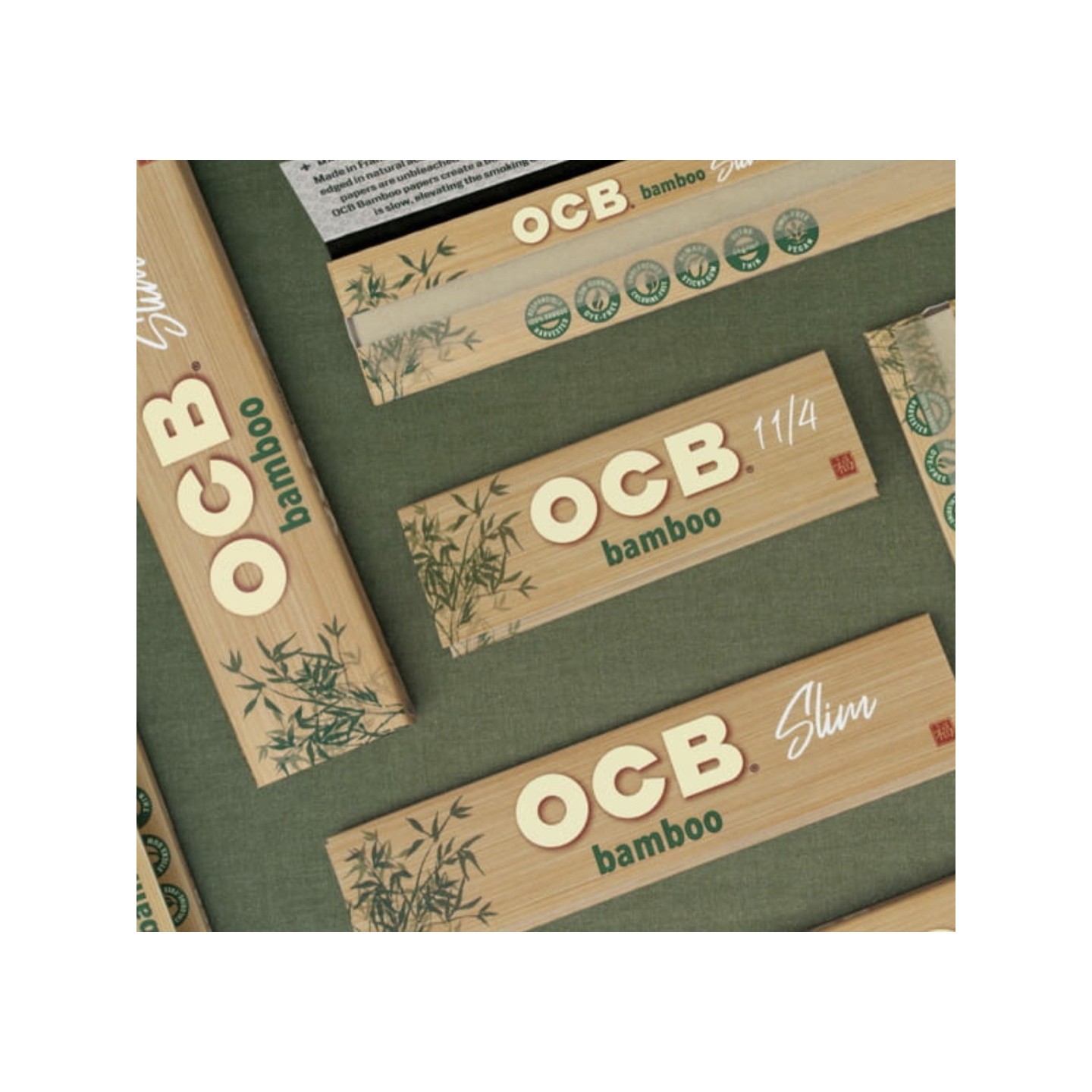 OCB Bamboo 1 1/4 Papers 24PK