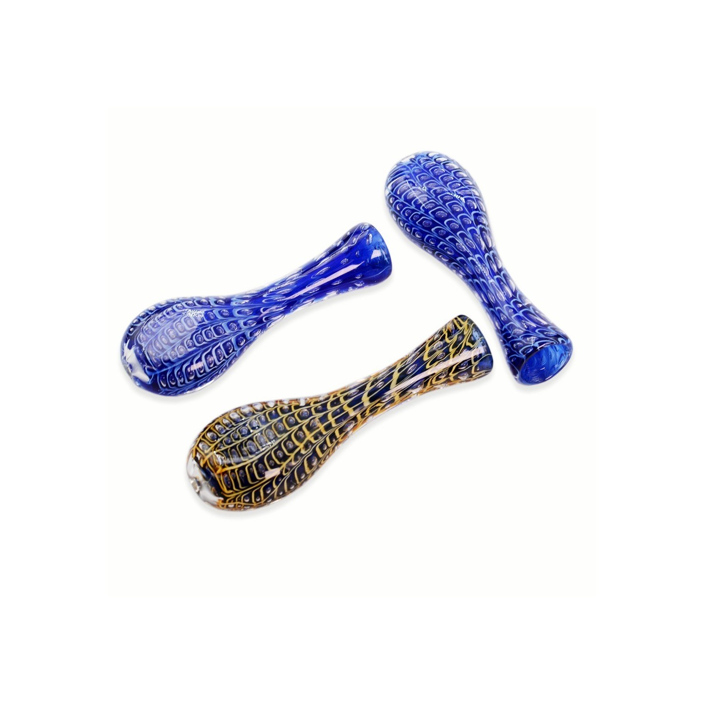 MC-010 Gold Dichro Art Heavy Chillum