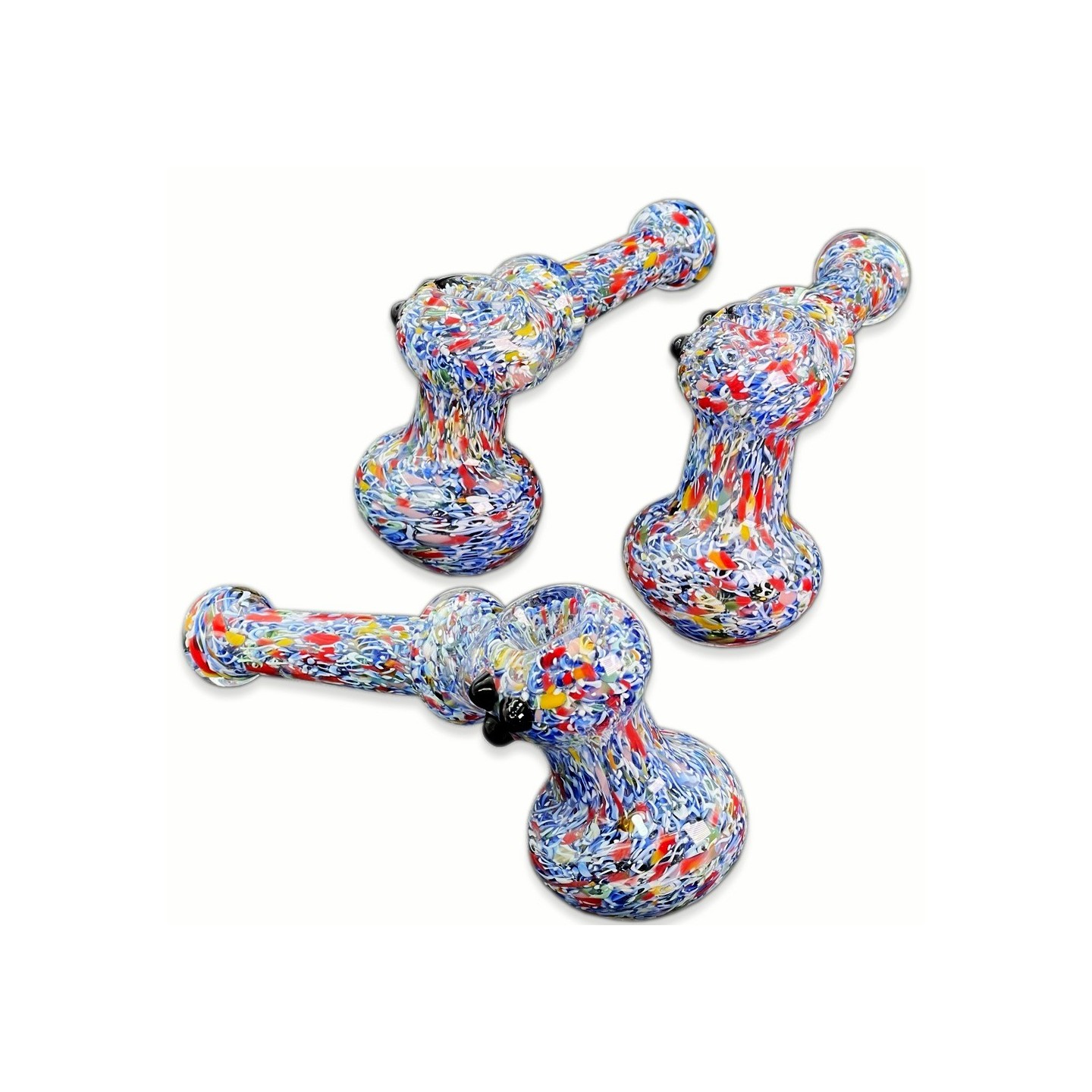 SH2156 Rolled And Cracked Frit Art (Hammer Bub)