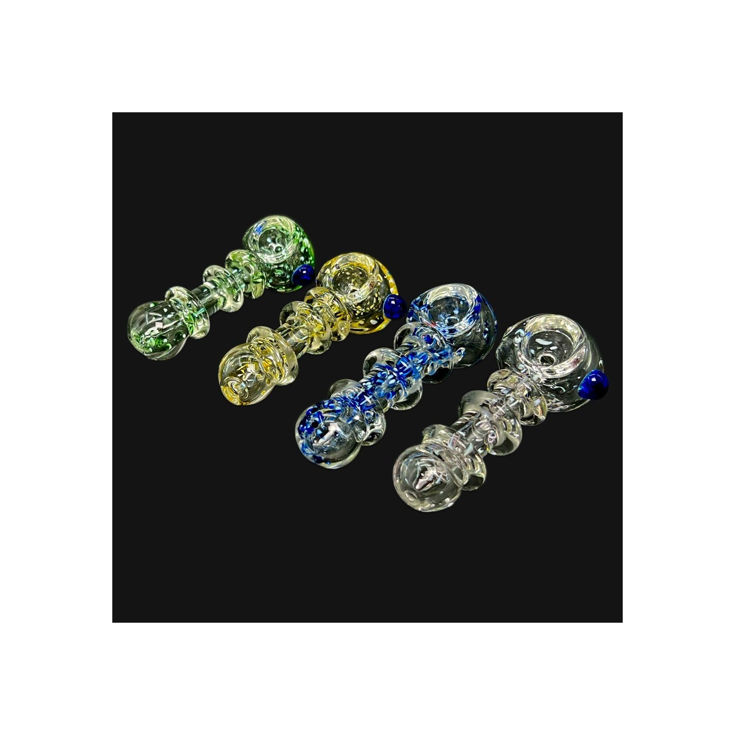 TR9254 Triple Rings on Body Hand Pipe