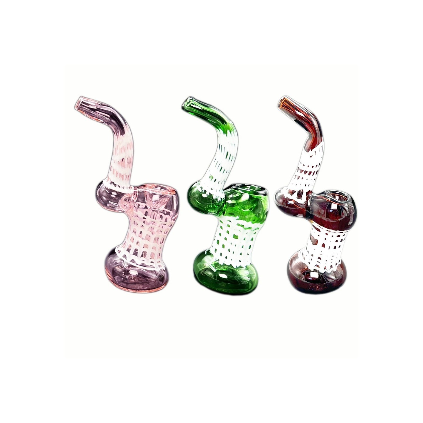MP969 Bubbler Assort Color Glass 6IN Tall Sherlock