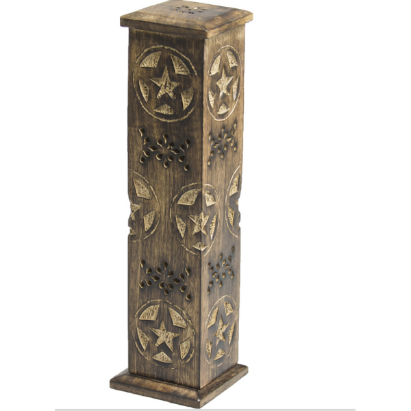 Wooden Incense Burner Tower (IB9)