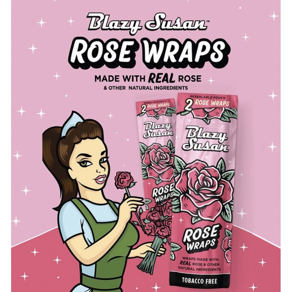 Blazy Susan Rose Wraps 25CT 2PK