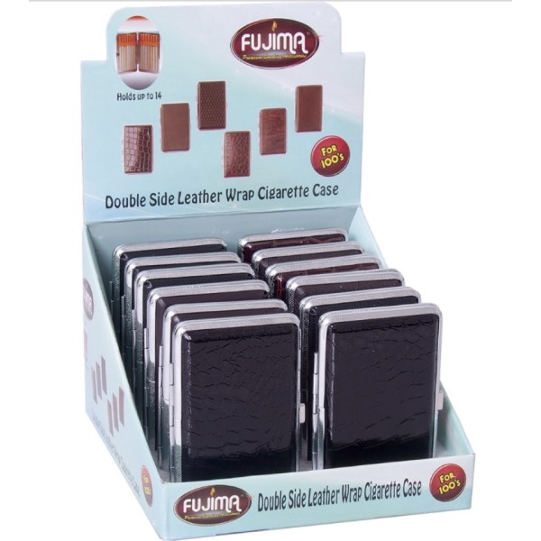 DBL Sided Leather Cig Case 100s (CLC3)