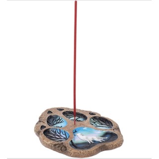 Wolf Footprint Flat Incense Burner (IBF71)