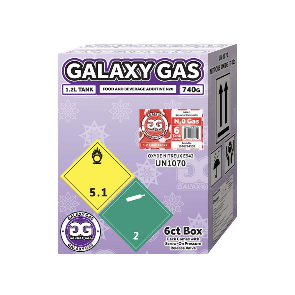 Galaxy Gas 1.2 lt tank 700g 6ct
