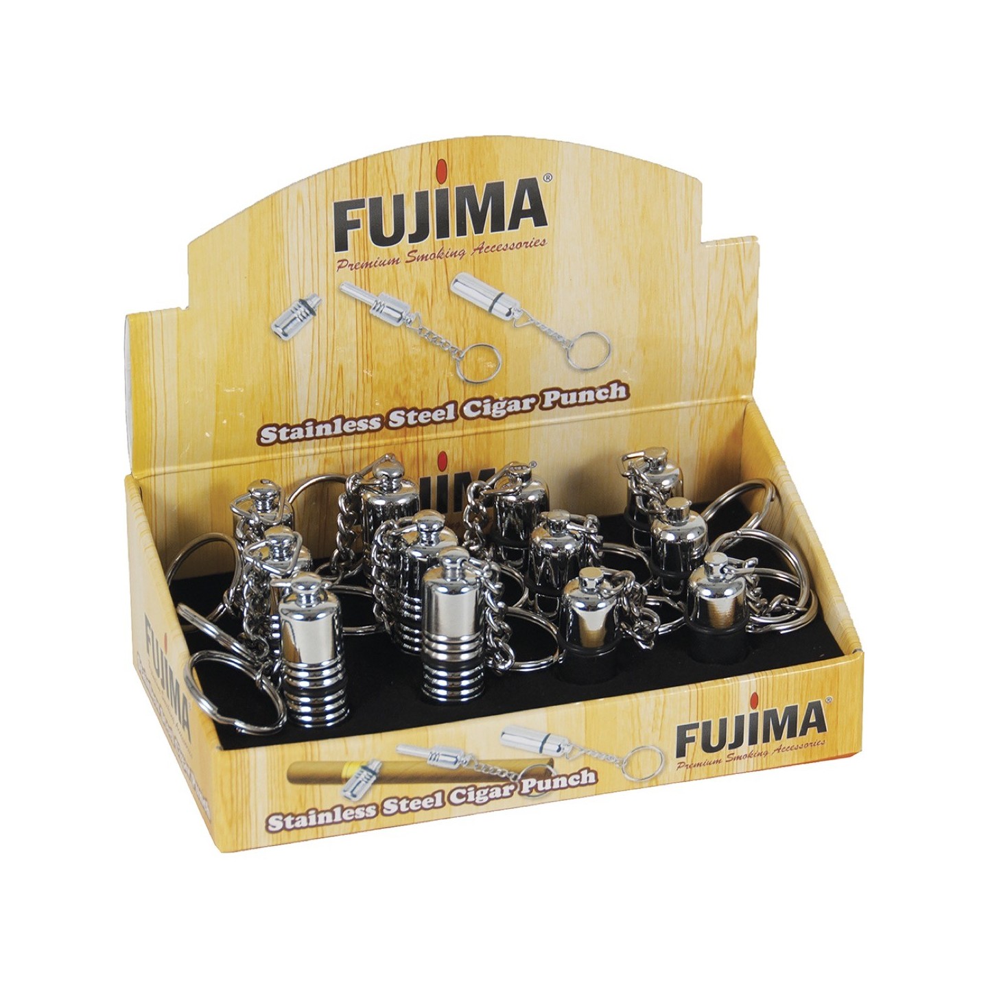 Cigar Punch BK3 4 in 1Carbon Finish