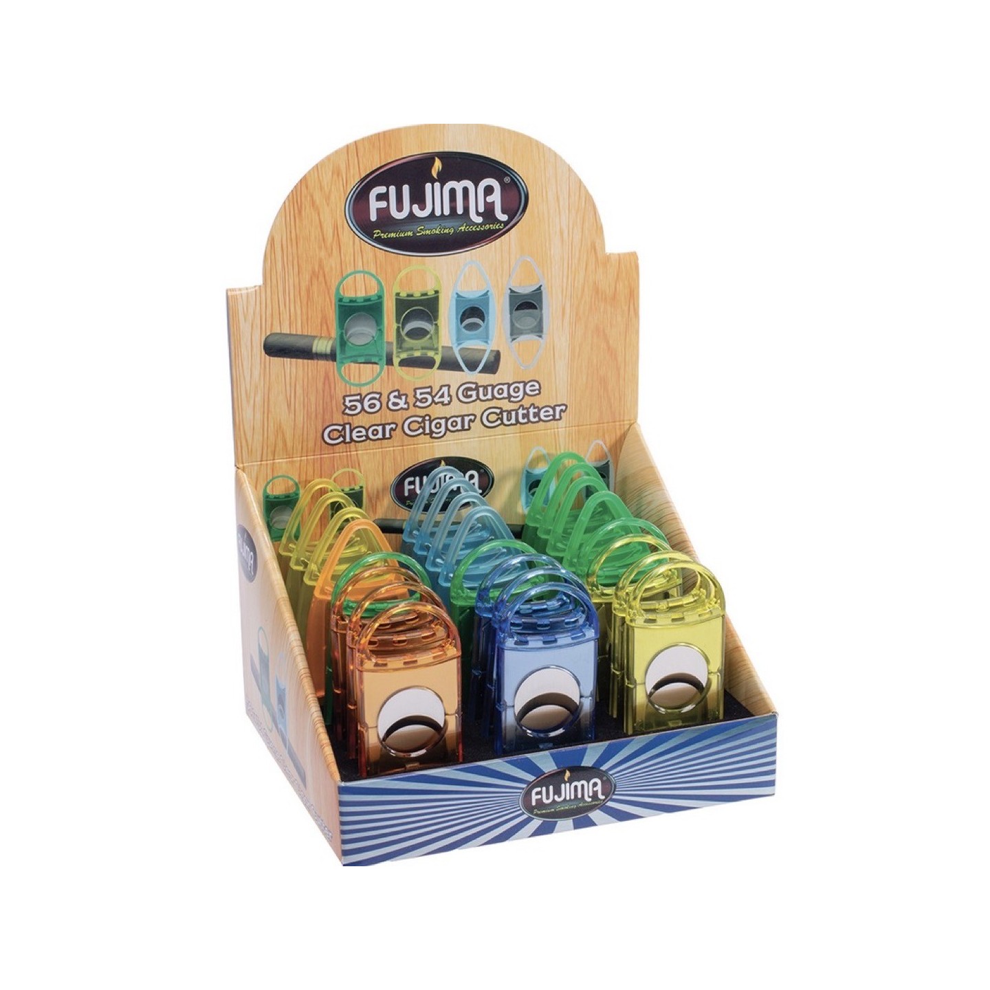 Double Blade Cigar Cutter CUT59 24CT (54 Gauge & 56 Gauge)