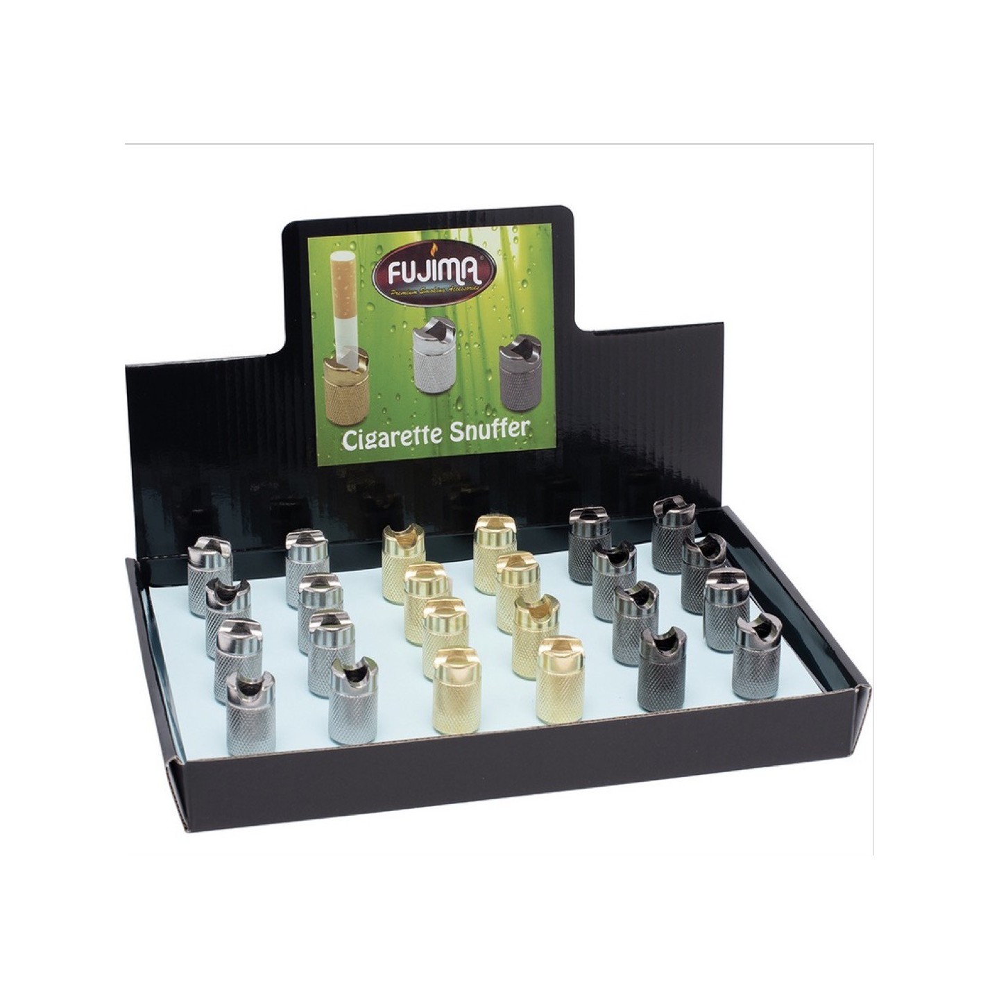 Diamond Pattern Metal Snuffers CS127 24ct