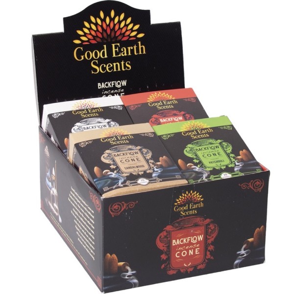 Back Flow Dhoop Cones Asst. 12CT