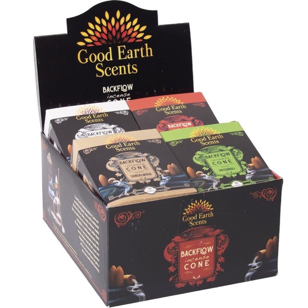 Back Flow Dhoop Cones Asst. 12CT Back Flow Dhoop Cones Asst. 12CT