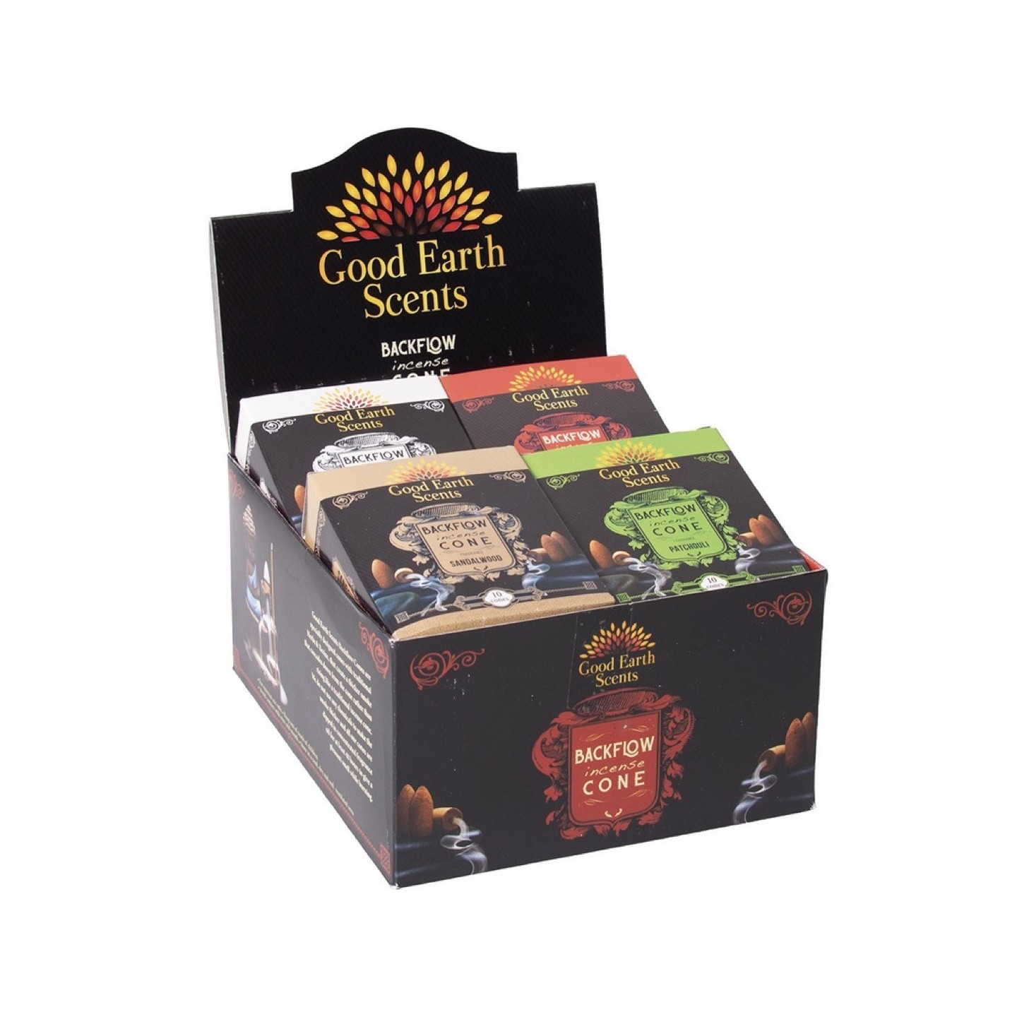 Back Flow Dhoop Cones Asst. 12CT