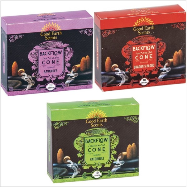 Back Flow Dhoop Cones Asst. 12CT