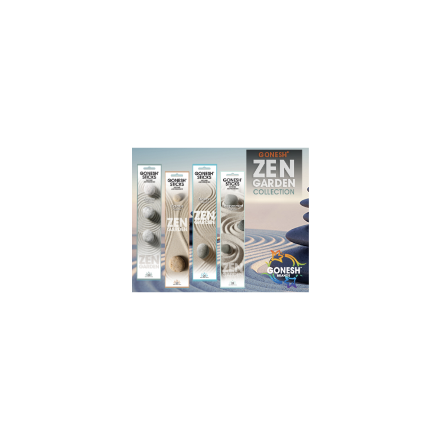 Gonesh Stick Zen 4PK of 20 Incense