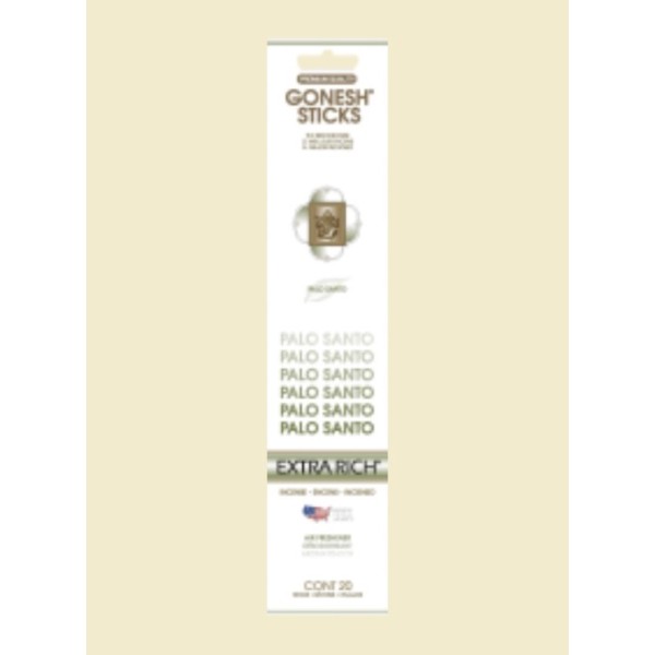 Gonesh Stick White Package 4PK of 20 Incense