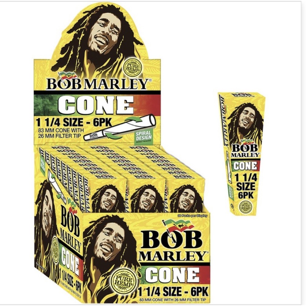 Bob Marley Pre-Rolled Cones 1 1/4 (33ct - 6pk)