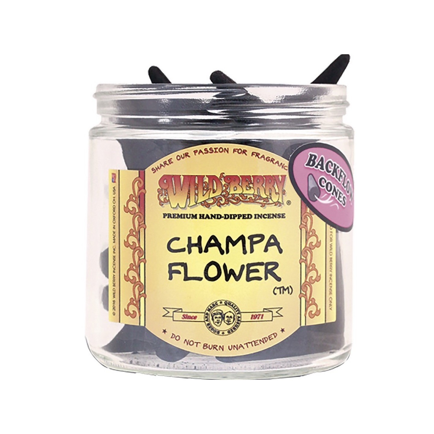 Champa Flower Backflow Cone (IS27CF) 25PK