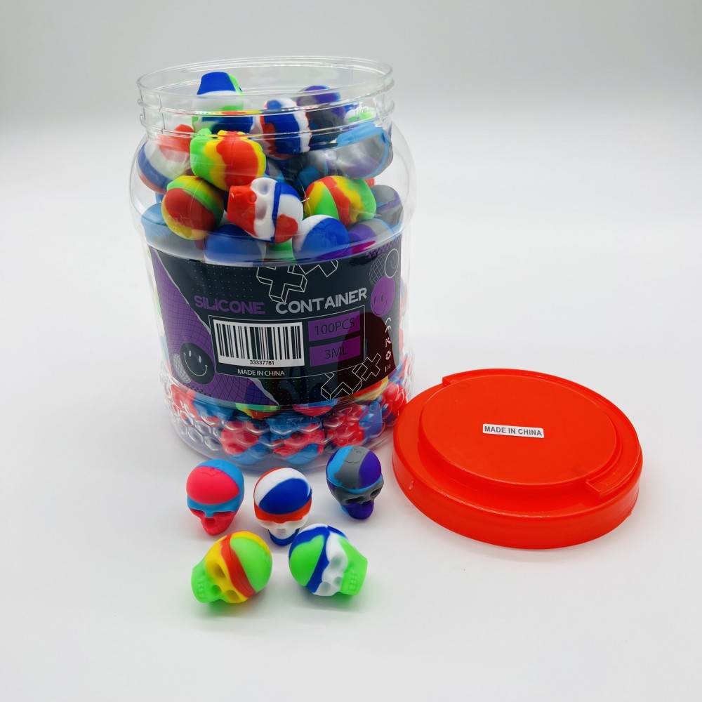 Silicone Conatiner Jar 100PK (7781)