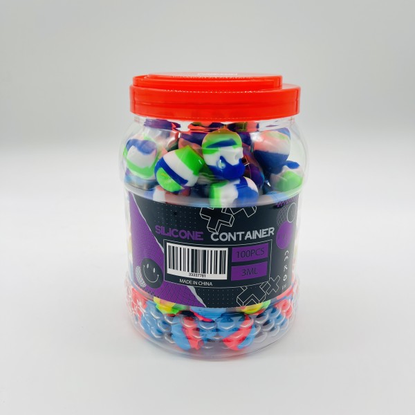 Silicone Conatiner Jar 100PK (7781)