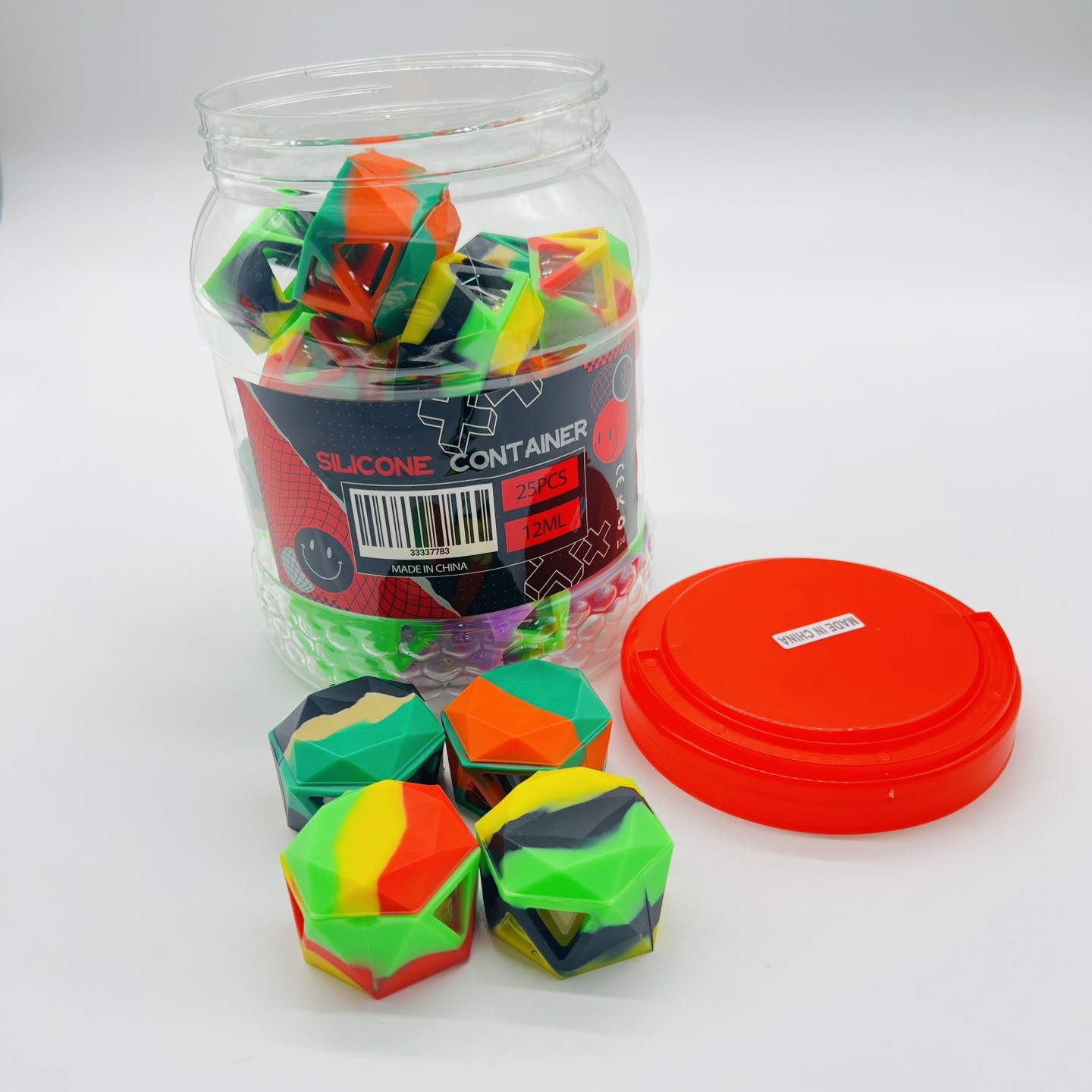 Silicone Conatiner Jar 100PK (7783)