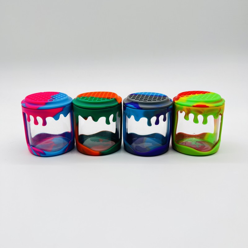 Silicone Glass Conatiner (7784)