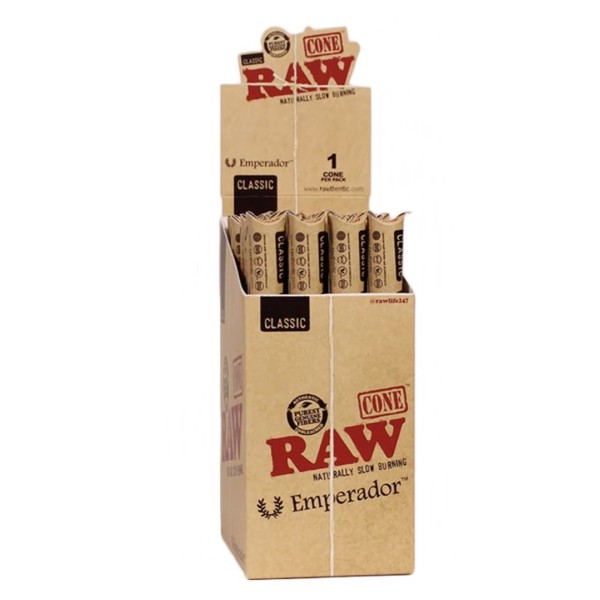 Raw Classic Cone Emperador Size 24PK