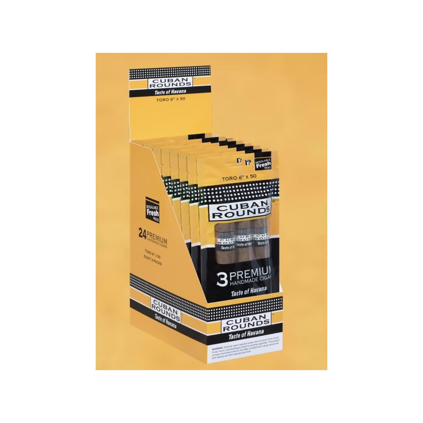 Cuban Rounds Robusto Natural "Sealed Fresh" (8/3)