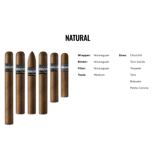 Cuban Rounds Churchill Natural 20/B