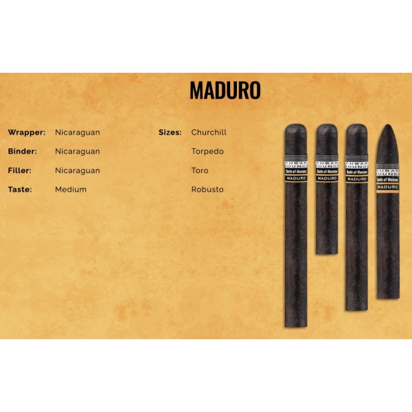 Cuban Rounds Robusto Maduro 20/B