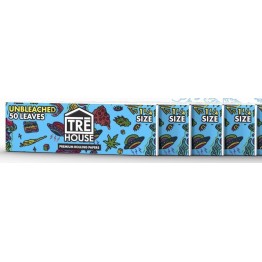 Tre-House 1 1/4 Unbleached Papers 50CT