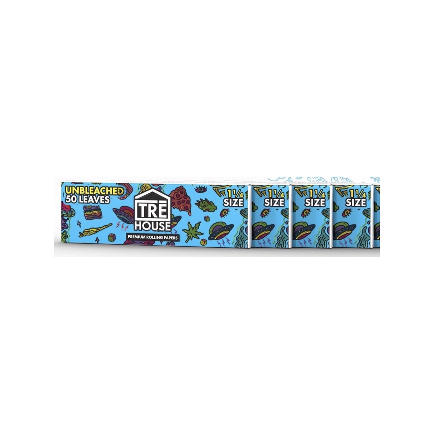 Tre-House Kingsize Slim Unbleached Papers 50CT