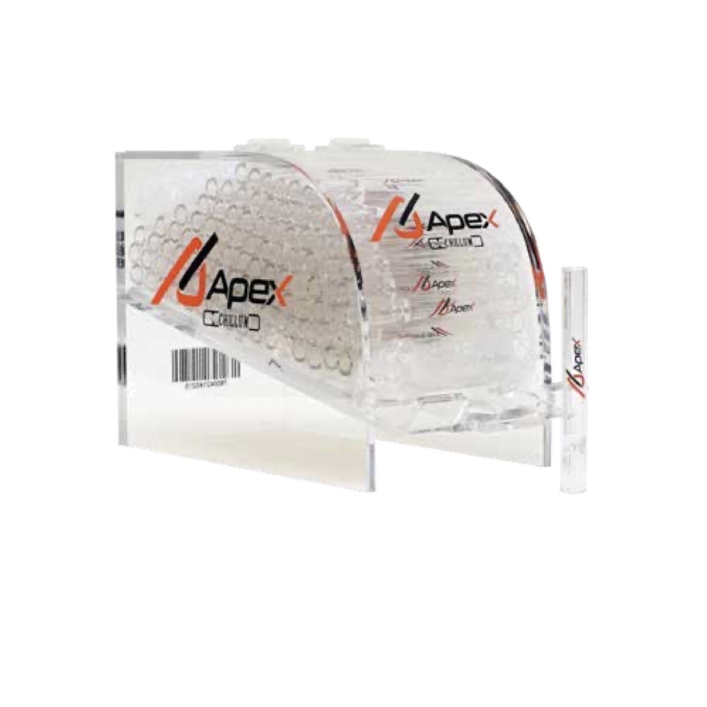 Apex Chillum Glass Clear 100CT