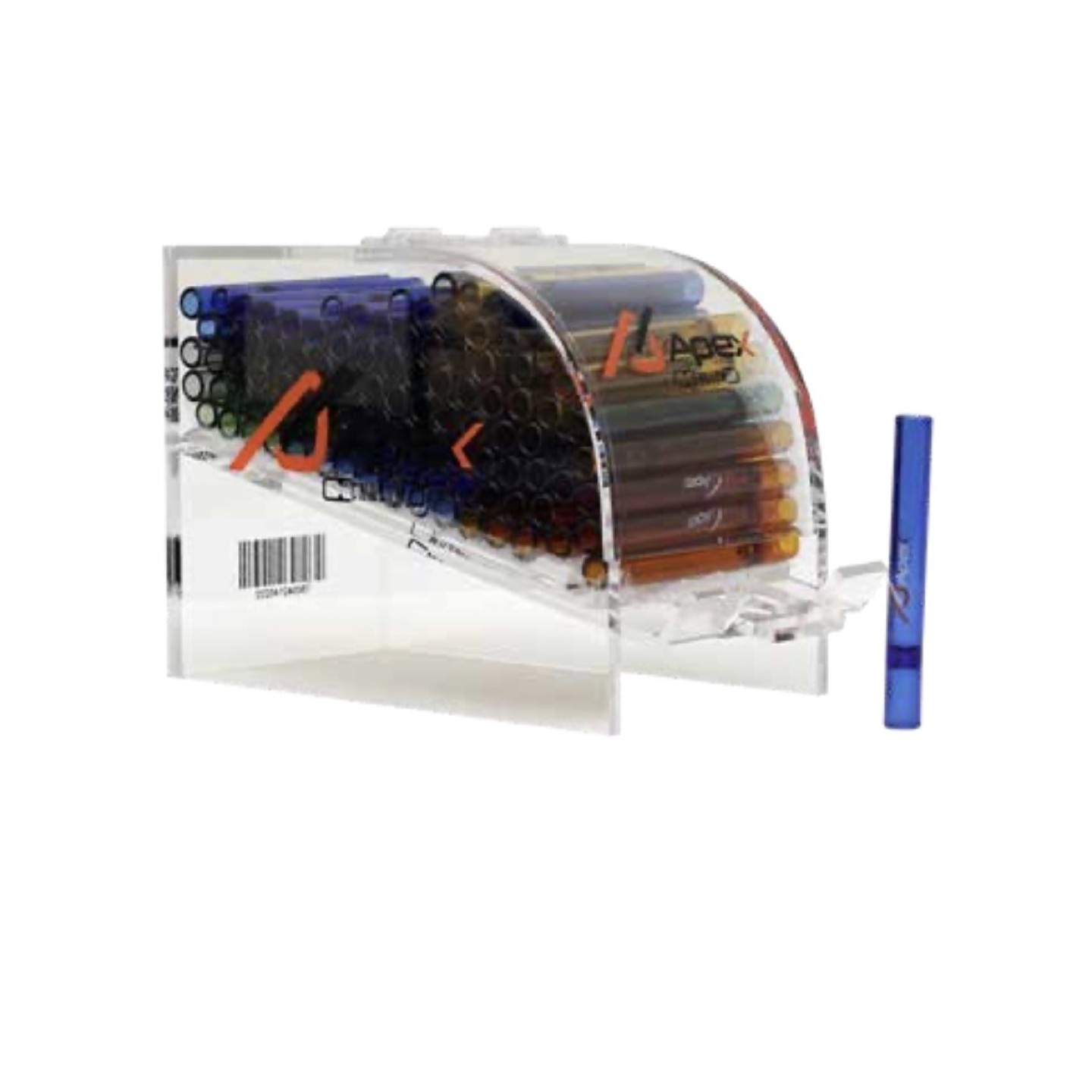 Apex Chillum Glass Mix Color 100CT