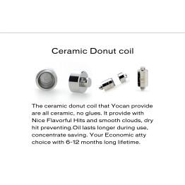 Evolve Plus Ceramic Donut coils PK/5
