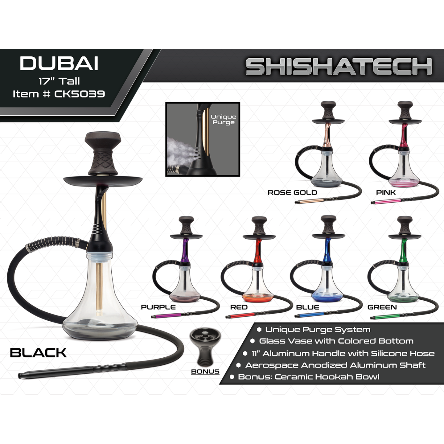 Shishatech Hookah 5039