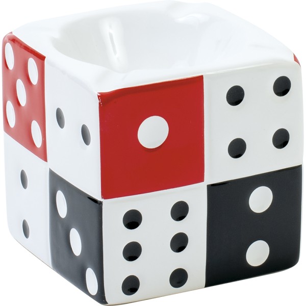 Dice Cube Ceramic Ashtray (A222)