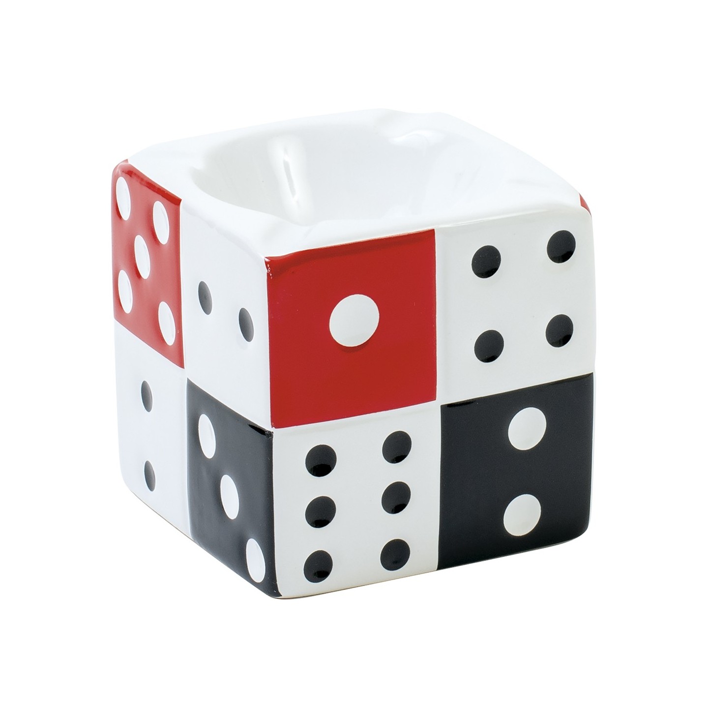Dice Cube Ceramic Ashtray (A222)